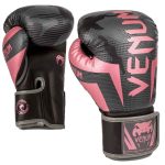 Venum Elite Boxing Gloves 8 Oz – Black/Pink Gold Boxing Gloves