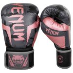 Venum Elite Boxing Gloves 8 Oz – Black/Pink Gold Boxing Gloves